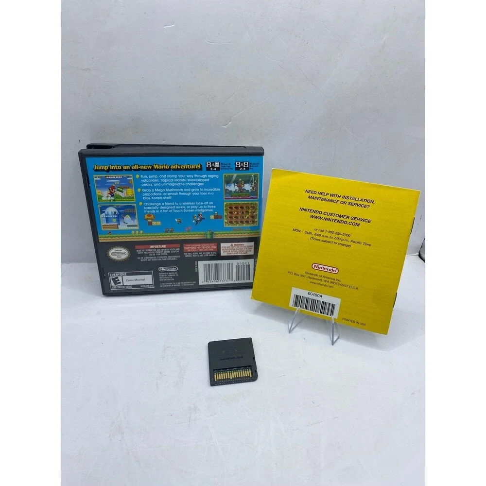 Nintendo DS New Super Mario Bros. Game CIB w manual